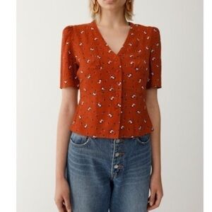 Moussy Puff Shoulder Blouse